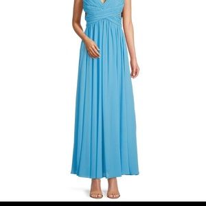 Antonio Melani
Manila Rosette Sleeveless V-Neck A-Line Maxi Dress size 10